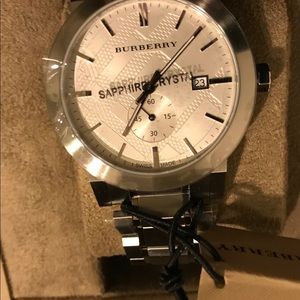 Burberry BU9900 42mm Silver Bracelet Men's Watch